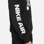 Sweat à capuche Nike Air Fleece - Noir/Blanc
