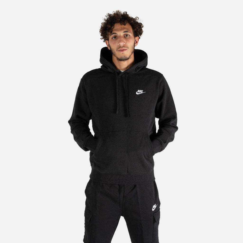 Sweat capuche Nike Sportswear Club fleece - Noir