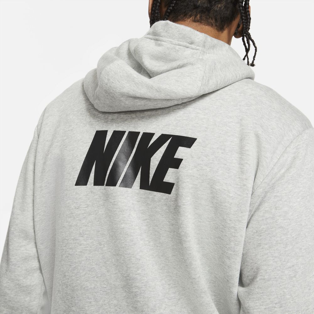 Sweat à capuche Nike Sportswear Fleece - Gris/Noir