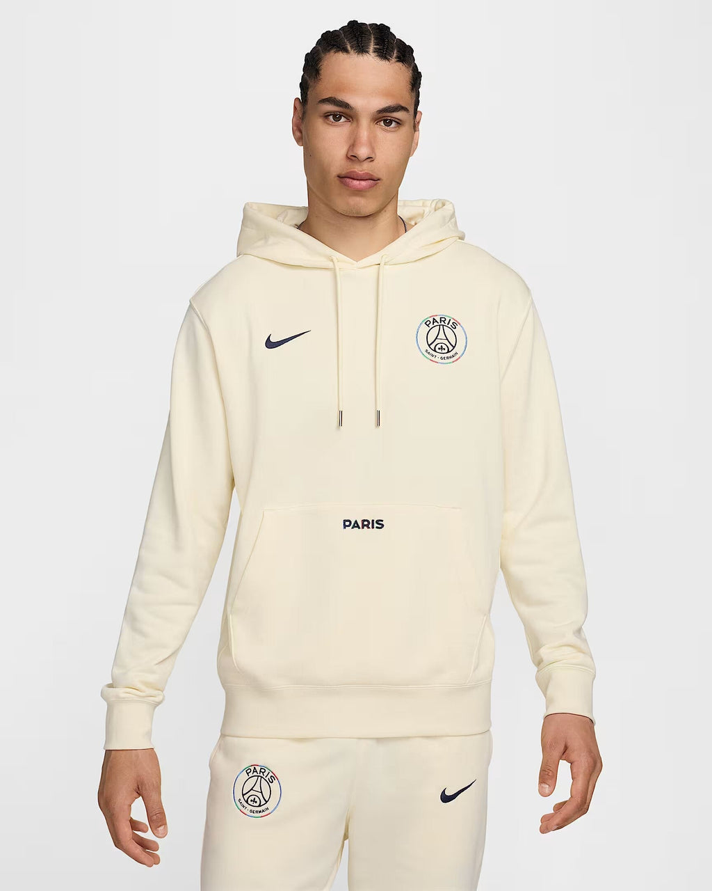 Sweat à capuche PSG 2024/2025 - Beige
