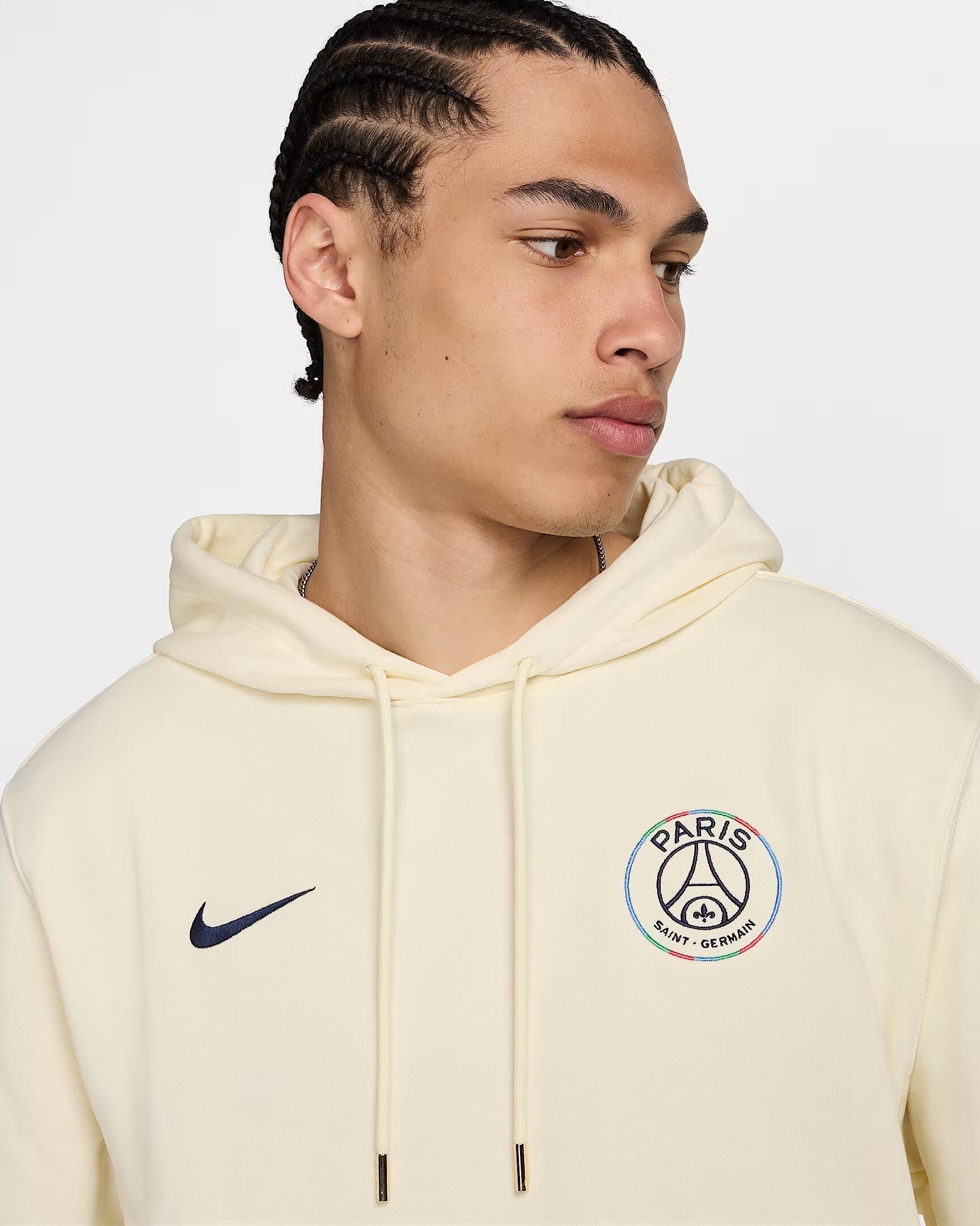 Sweat à capuche PSG 2024/2025 - Beige