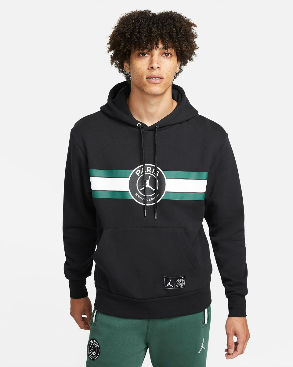 Sweat Capuche PSG X Jordan - Noir/Vert/Blanc