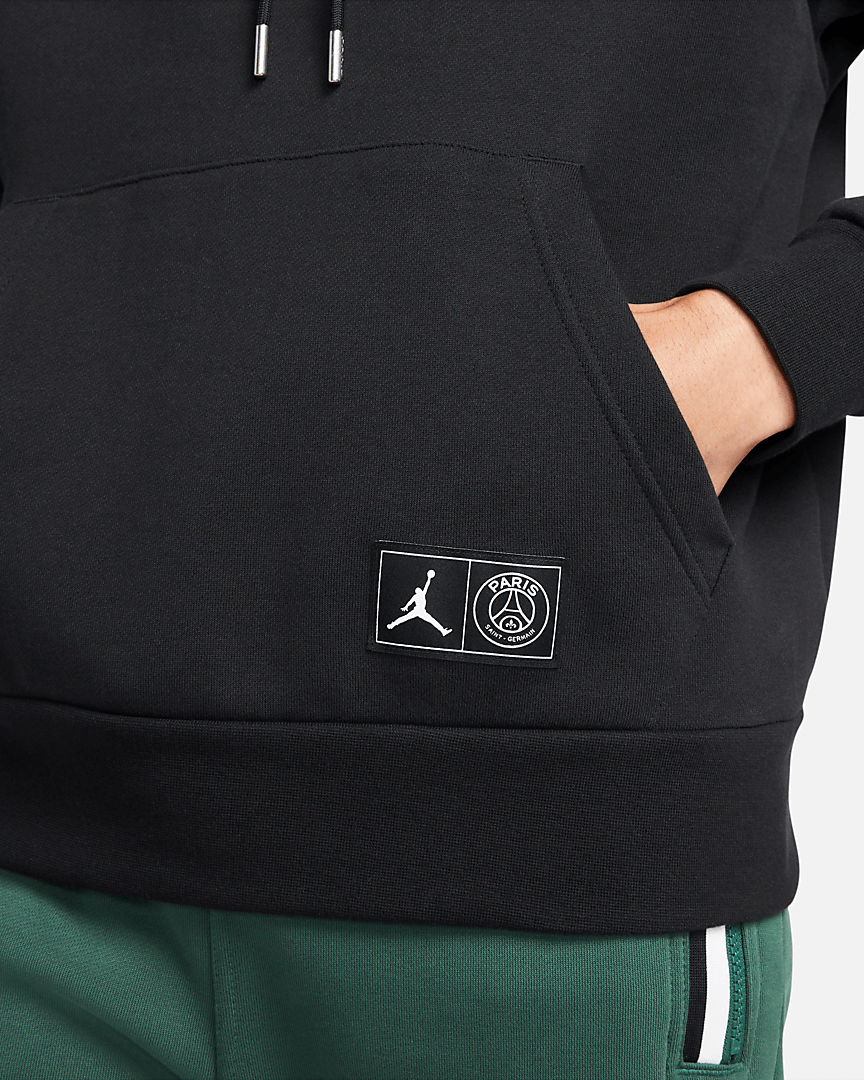 Sweat Capuche PSG X Jordan - Noir/Vert/Blanc