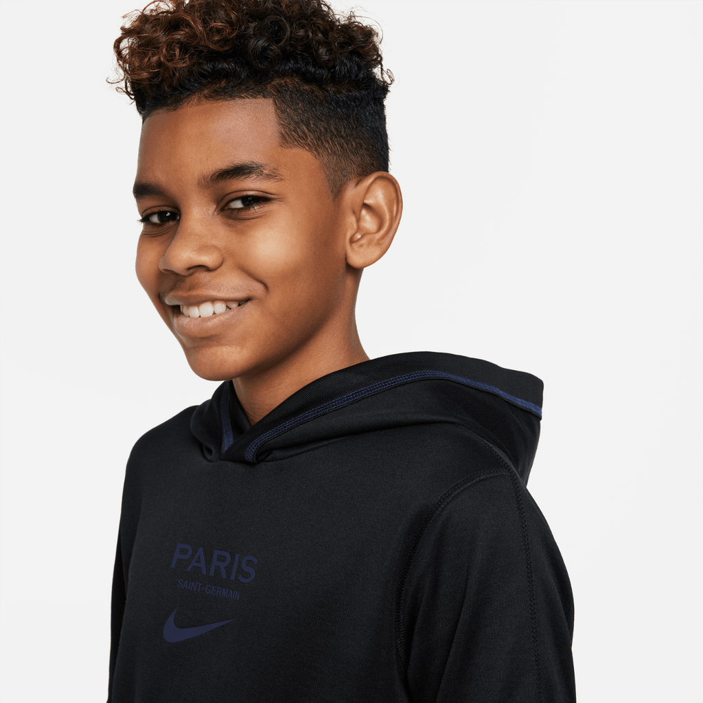 Sweat à capuche PSG Junior 2022/2023 - Noir/Bleu