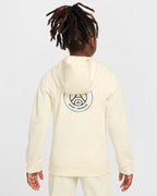 Sweat à capuche PSG Junior 2024/2025 -  Beige/Bleu