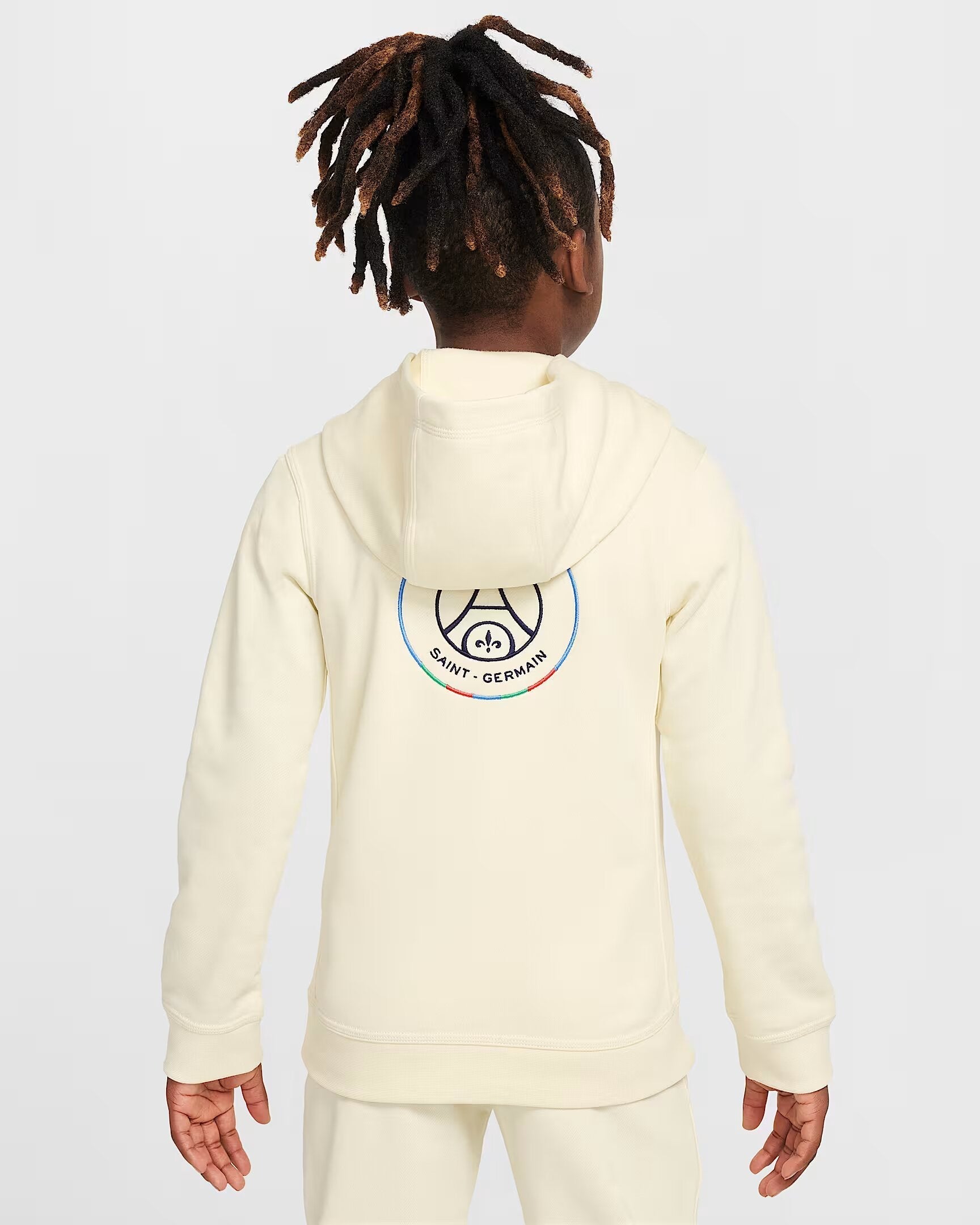 Sweat à capuche PSG Junior 2024/2025 -  Beige/Bleu