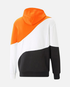 Sweat à capuche Puma Power - Orange/Blanc/Noir