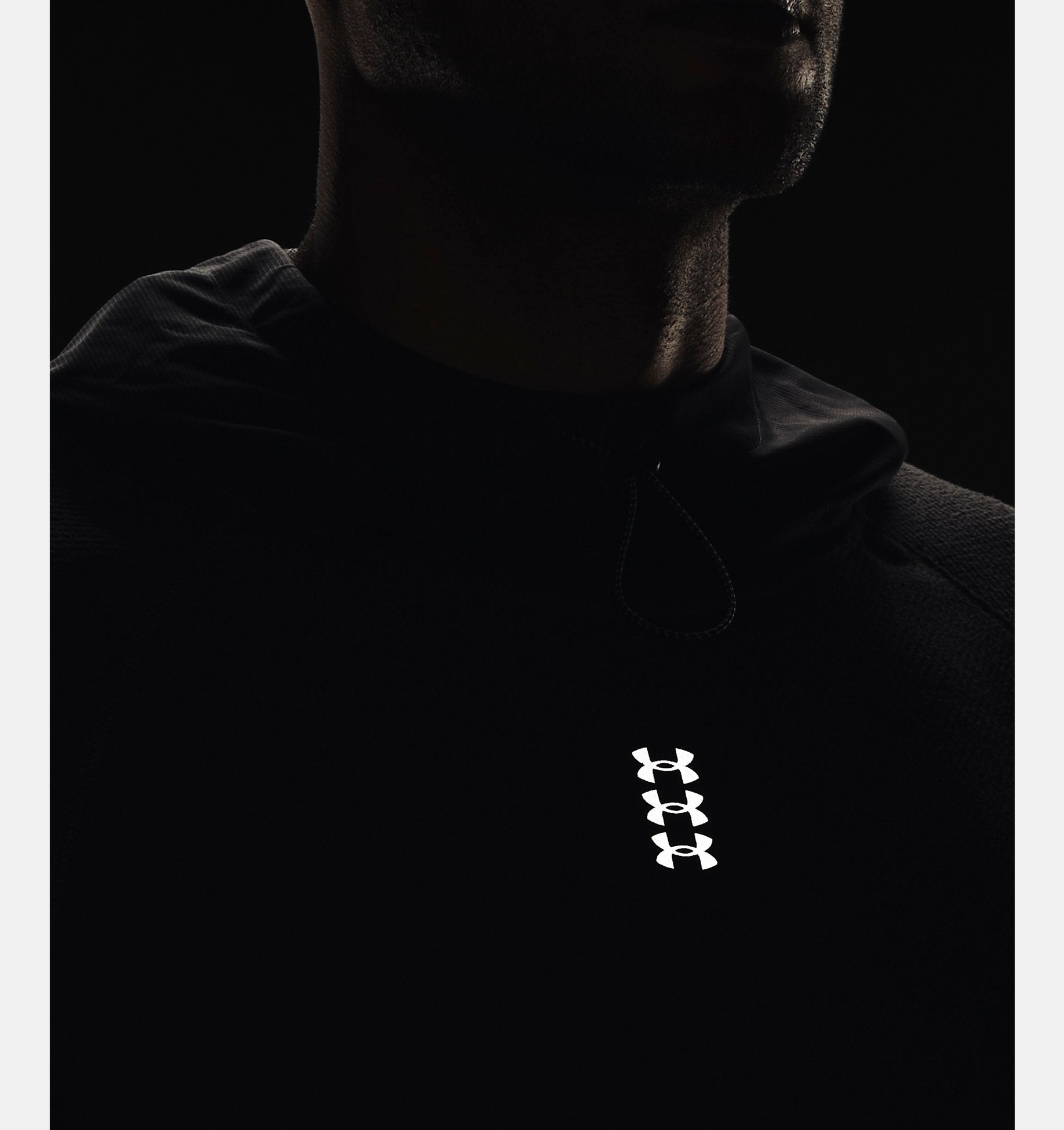 Sweat à capuche Under Armour Running Terrain - Gris