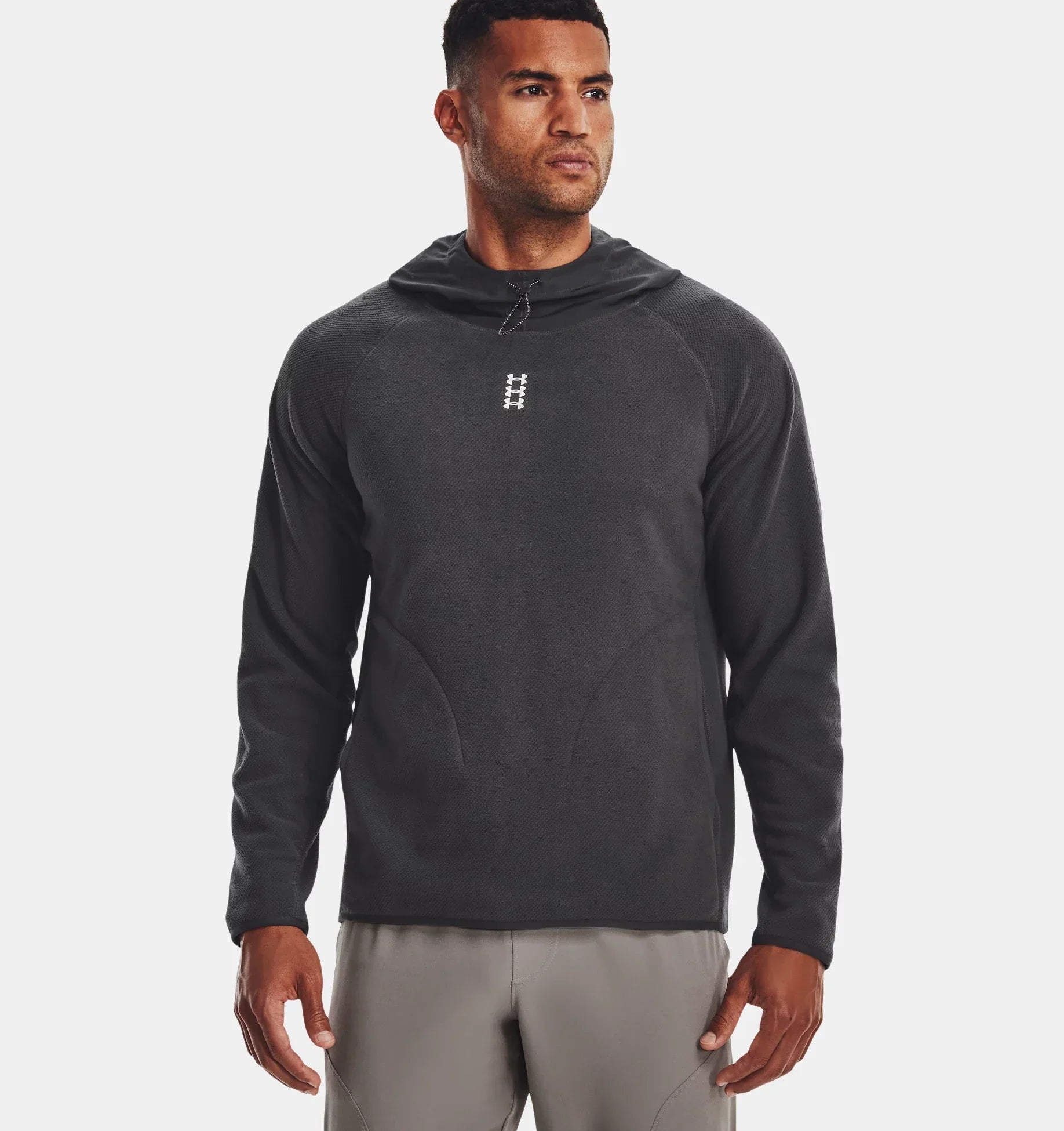 Sweat à capuche Under Armour Running Terrain - Gris