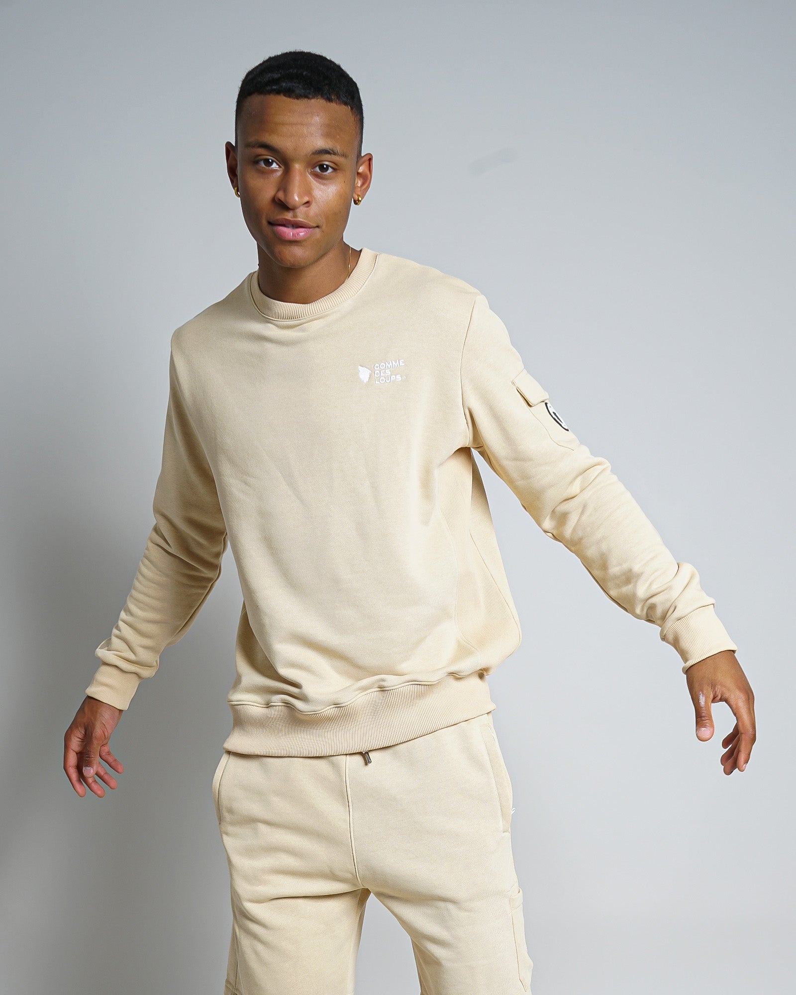 Sweat Comme des Loups Brooklyn - Beige