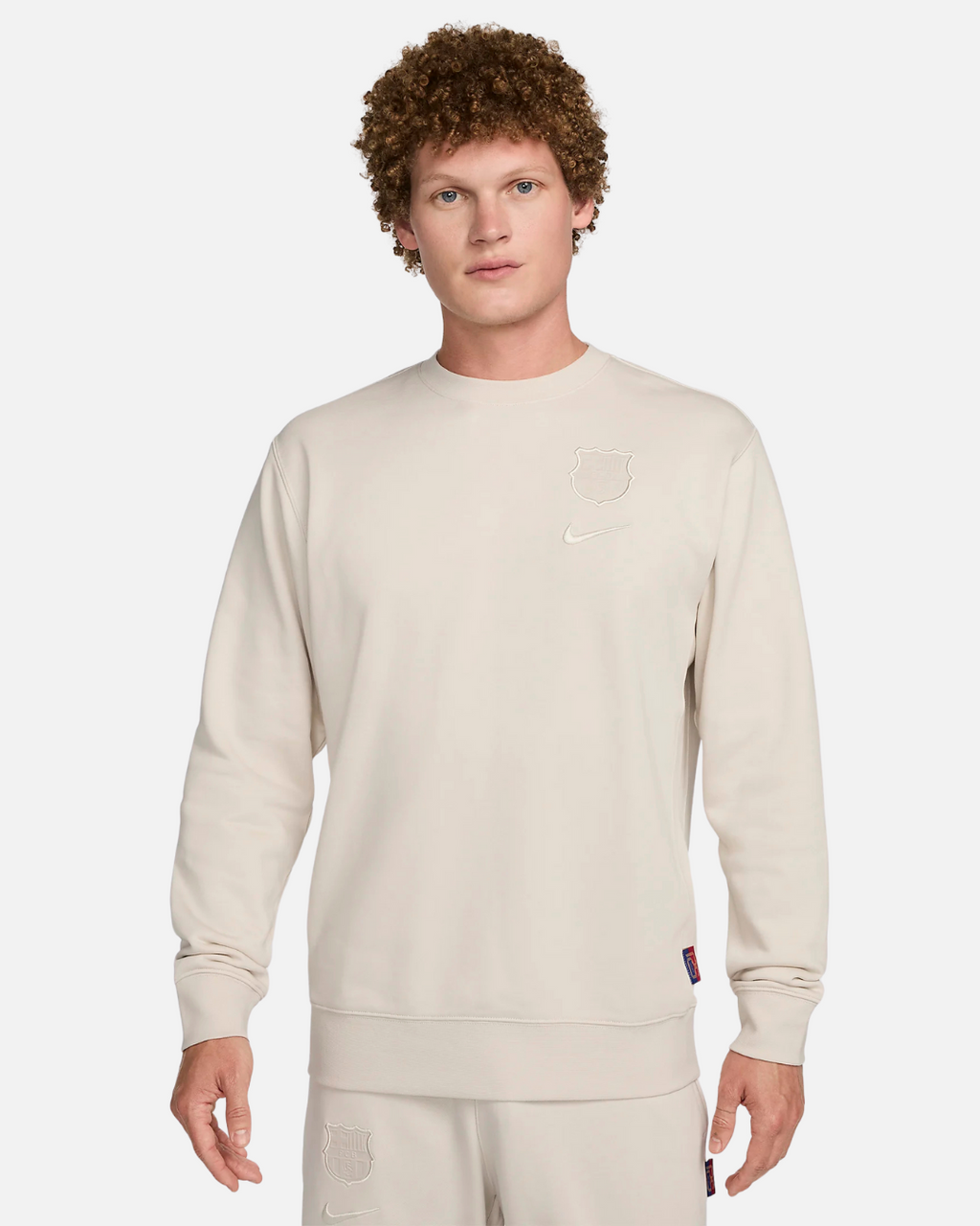 Sweat FC Barcelone 2024/2025 - Beige