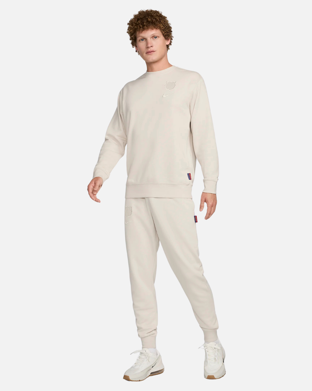 Sweat FC Barcelone 2024/2025 - Beige