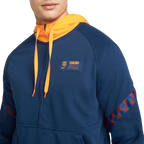 Sweat FC Barcelone - Bleu/Jaune