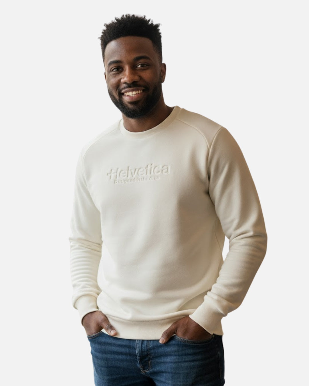 Sweat Helvetica Polar - Beige