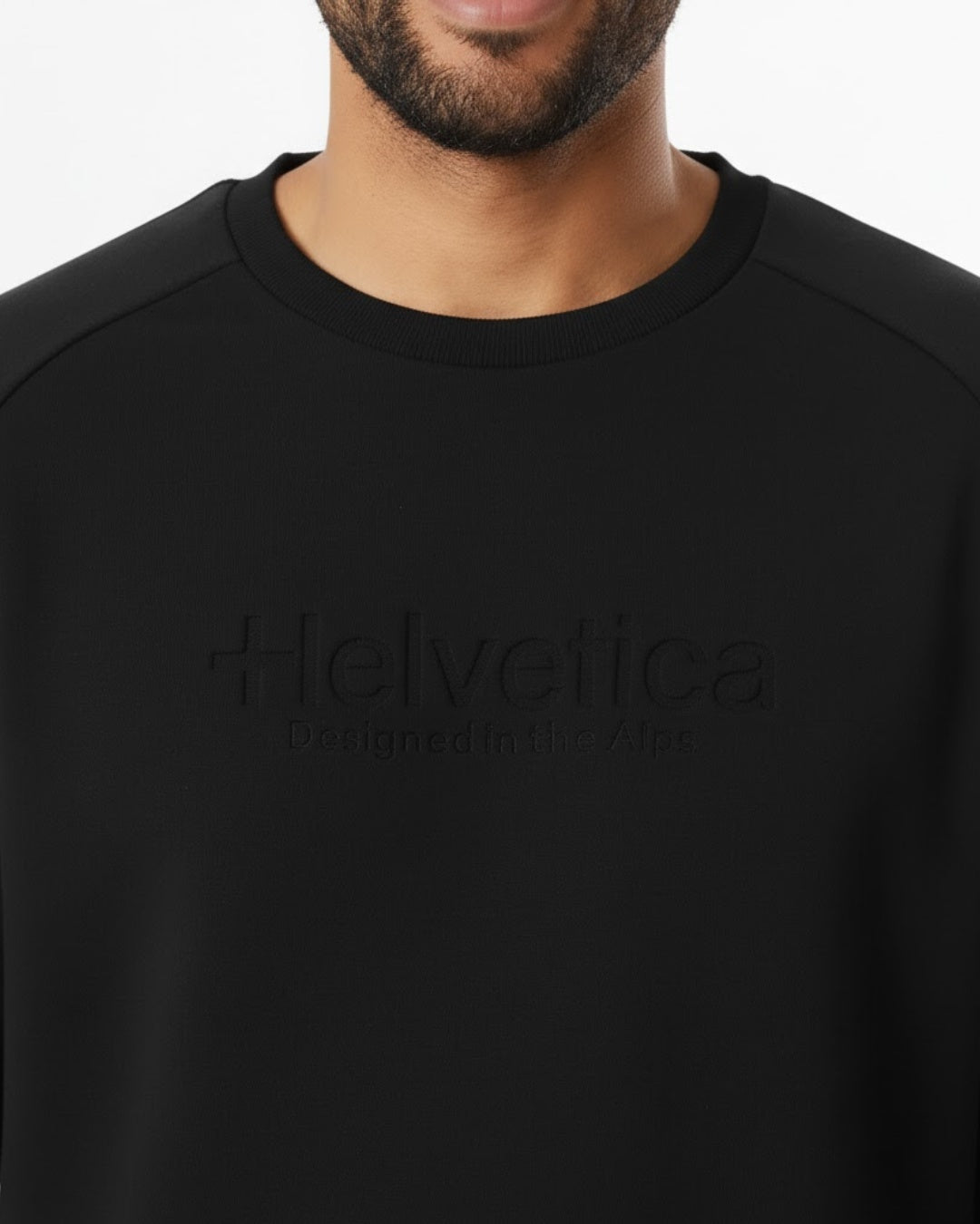 Sweat Helvetica Polar - Noir