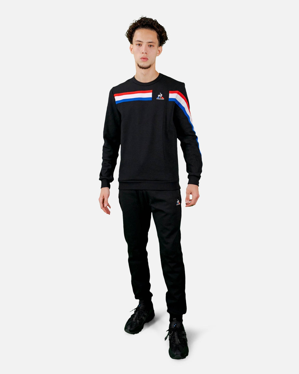 Sweat Le Coq Sportif Tricolore - Noir