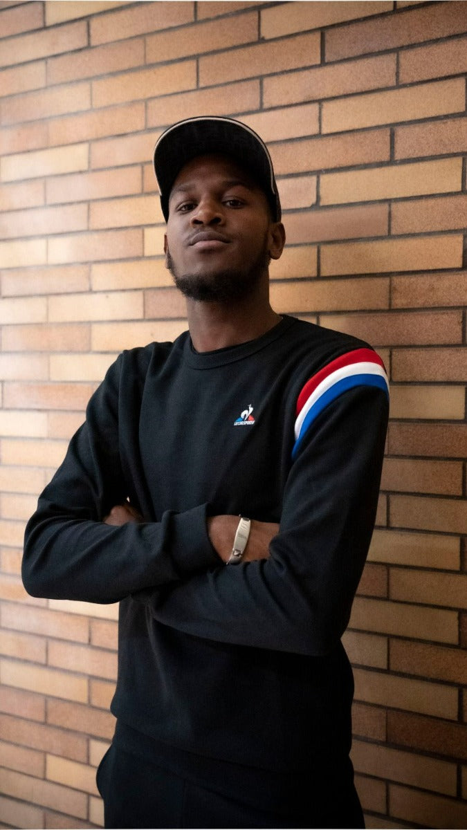 Sweat Le Coq Sportif Tricolore - Noir