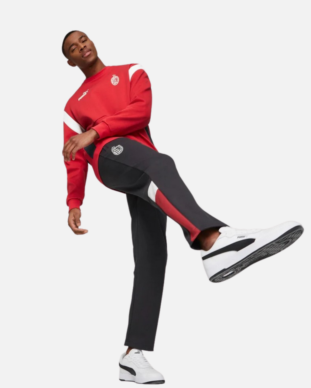 Sweat Milan AC Archive - Rouge/Blanc