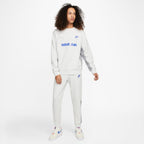 Sweat Nike Air brossé -  Blanc/Bleu/Gris