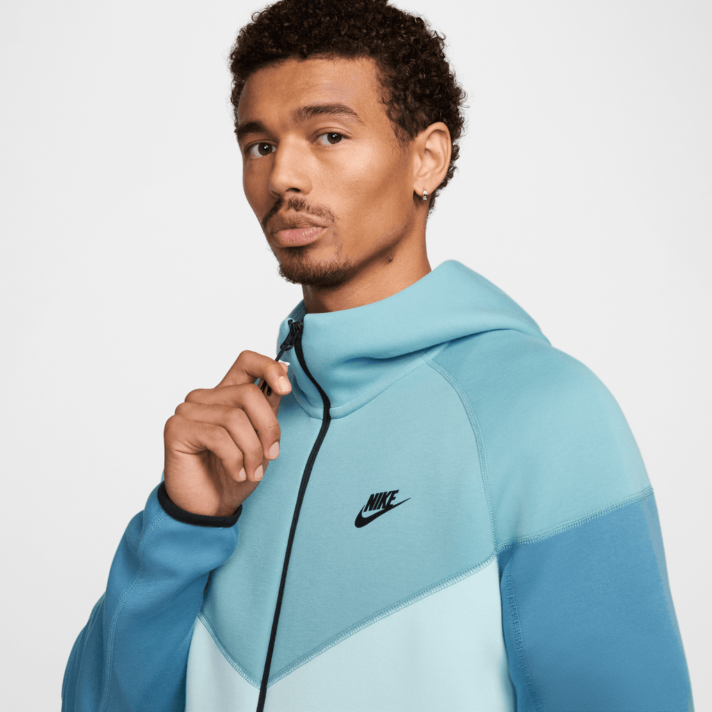 Sweat Nike Tech Fleece Windrunner - Bleu