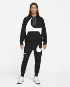 Sweat Capuche Nike Swoosh - Noir/Blanc