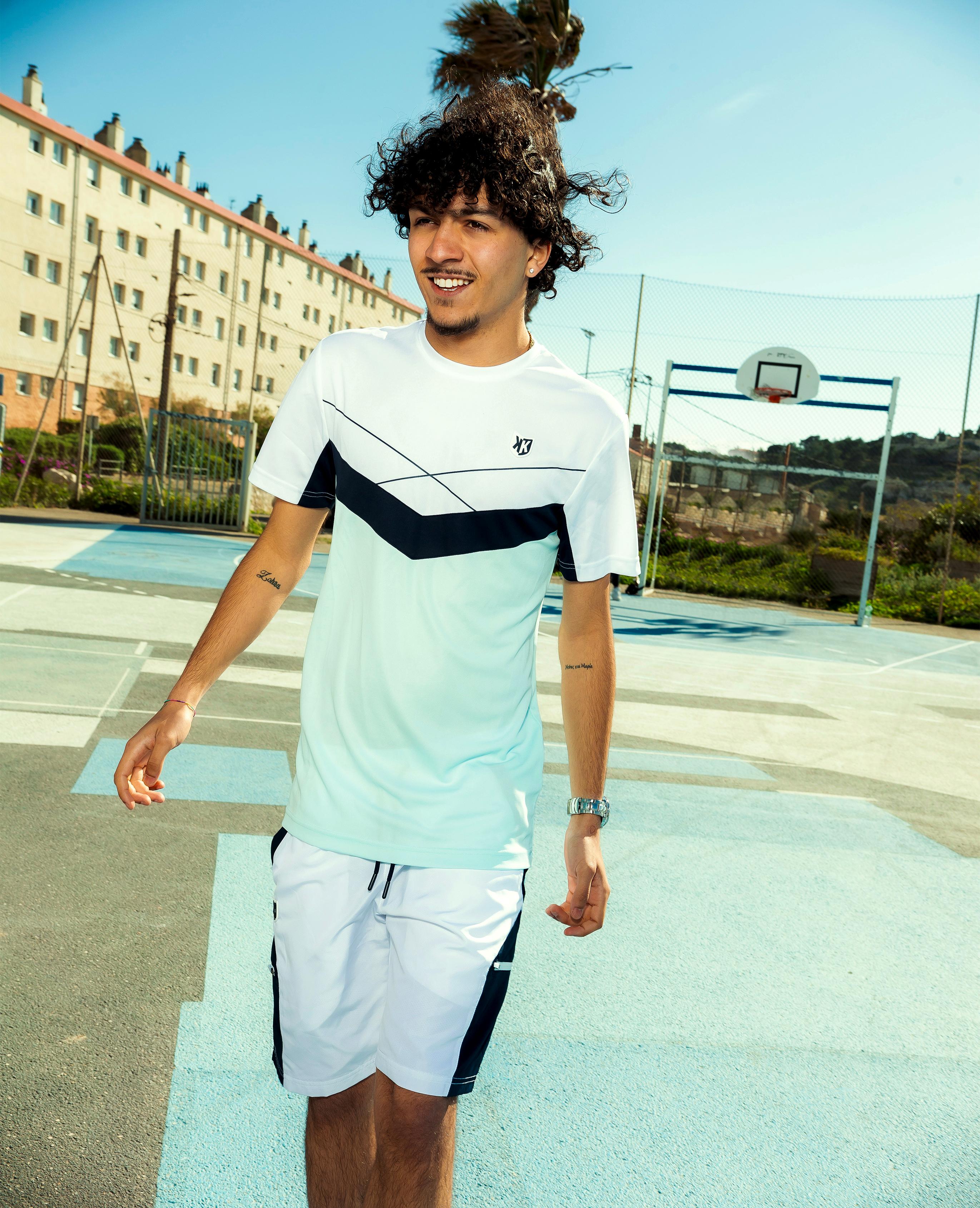 T-shirt FK Game - Blanc/Bleu