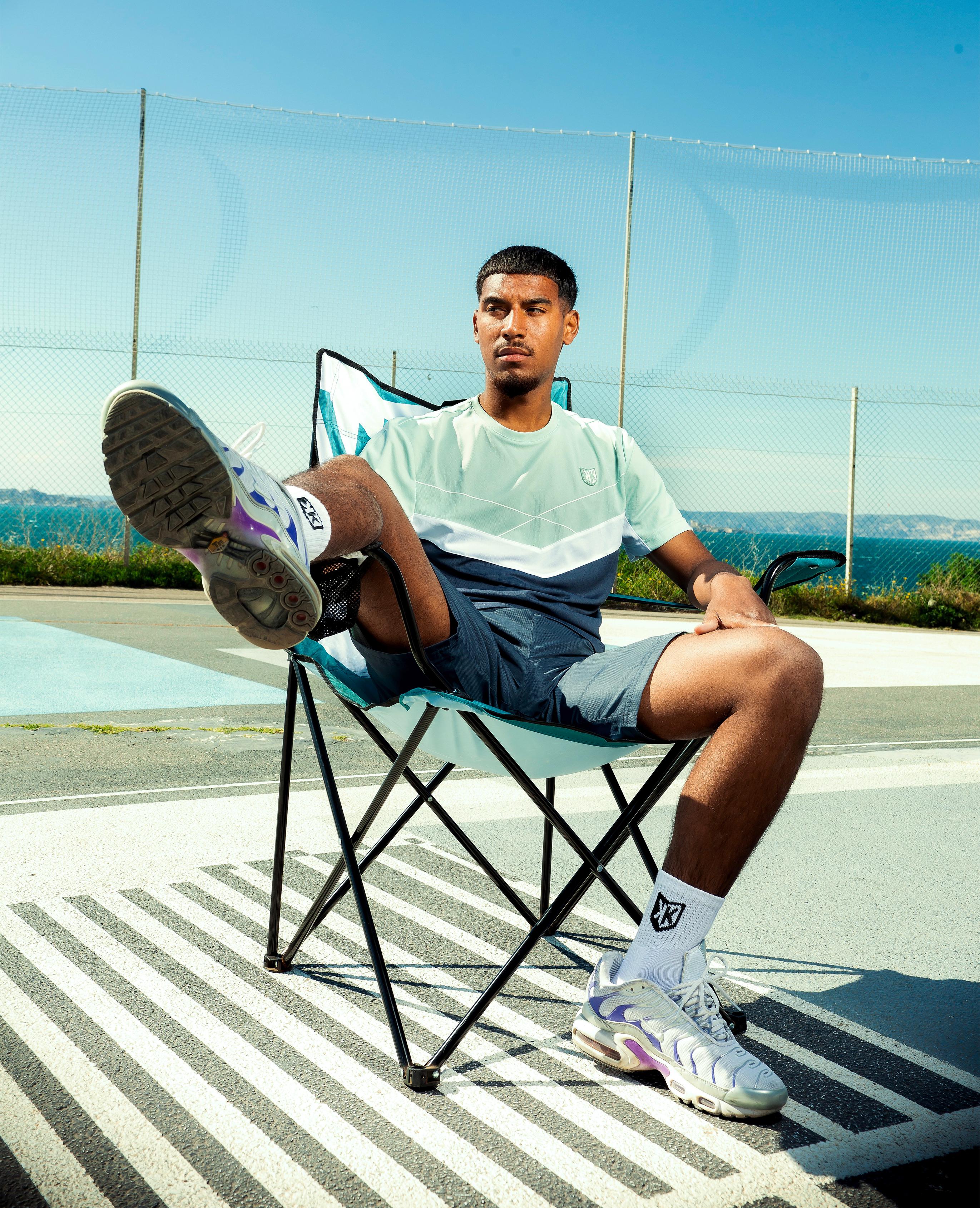 T-shirt FK Game - Bleu/Vert/Blanc