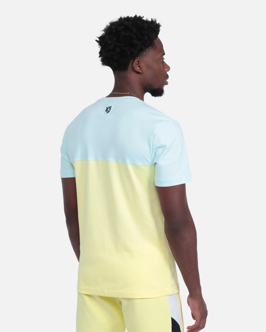 T-shirt FK Sicarios Pastel - Bleu/Blanc/Jaune