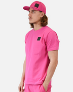 T-shirt Helvetica Quintana - Rose