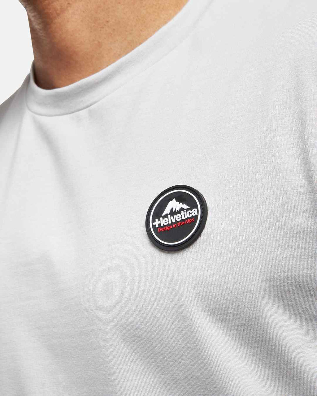 T-shirt Helvetica Williams - Gris