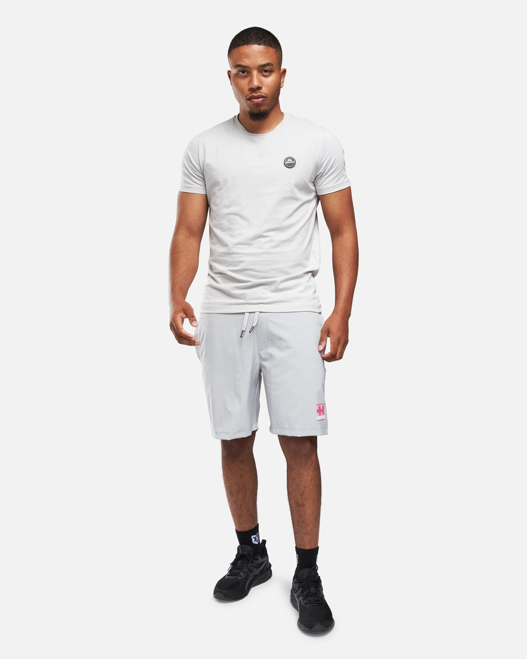 T-shirt Helvetica Williams - Gris