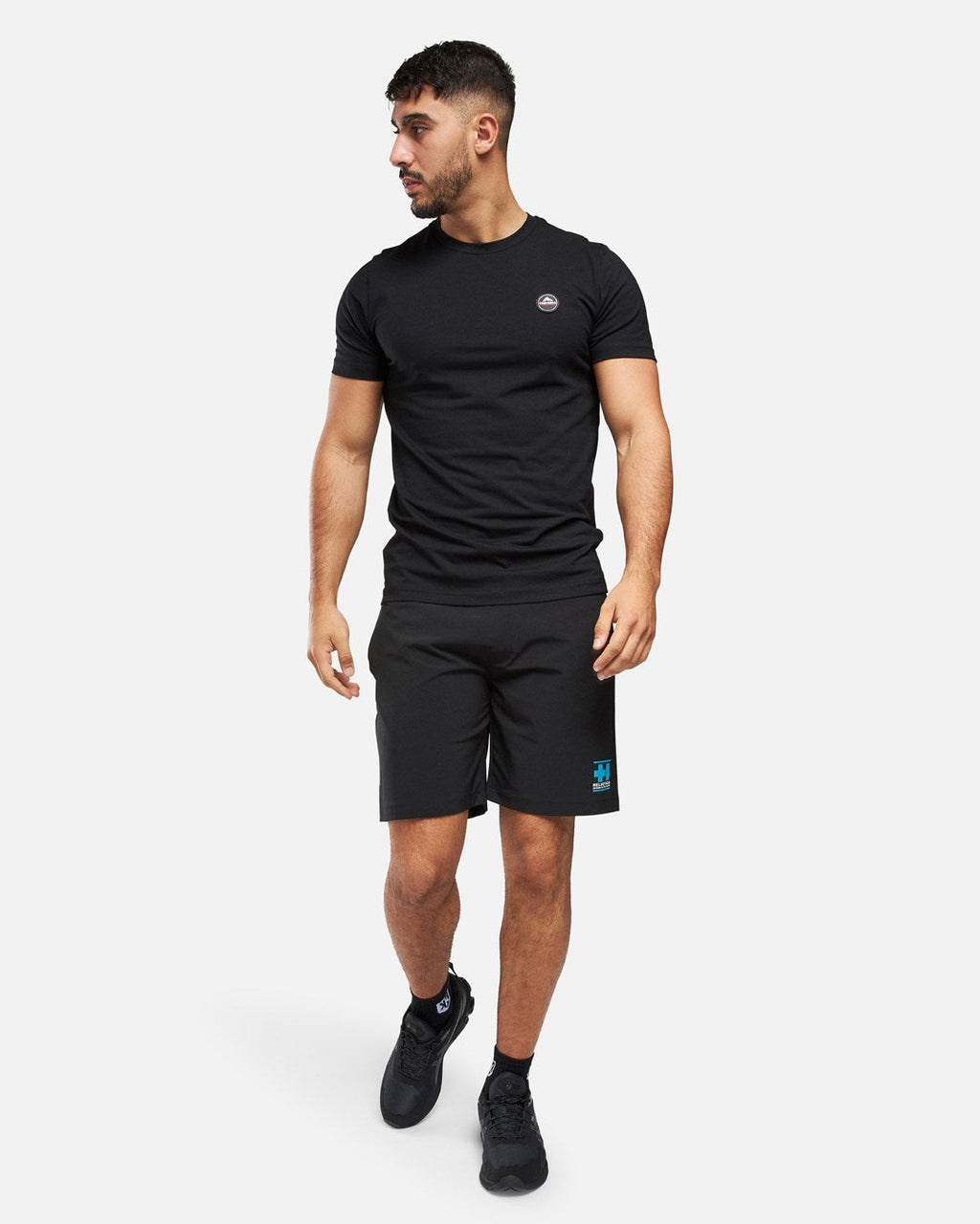 T-shirt Helvetica Williams - Noir