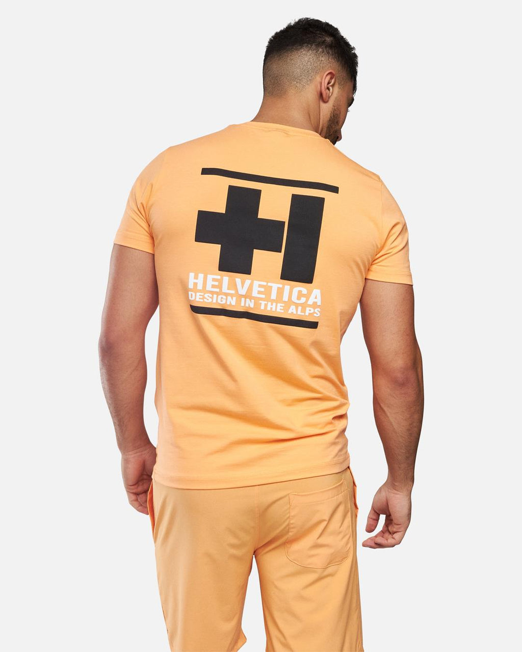 T-shirt Helvetica Williams - Orange