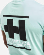 T-shirt Helvetica Williams - Vert