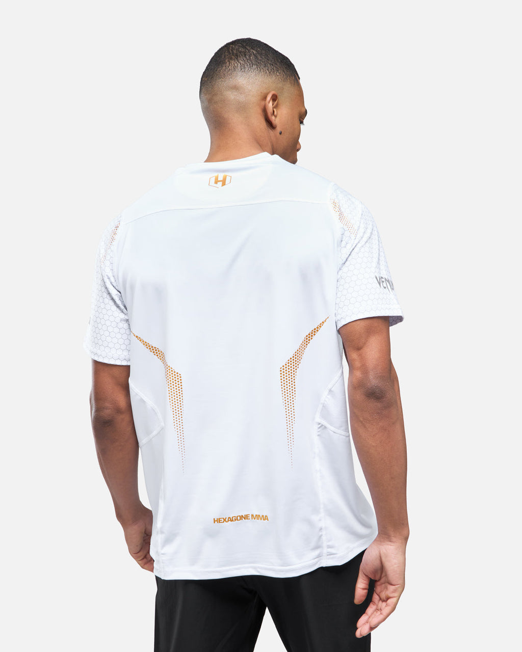 T-shirt FK x Venum Hexagone MMA - Blanc/Doré
