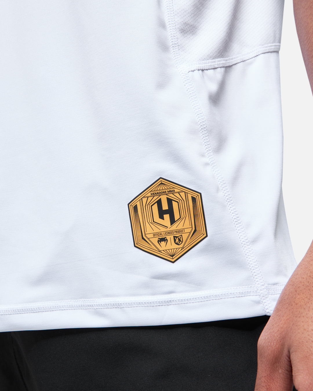 T-shirt FK x Venum Hexagone MMA - Blanc/Doré