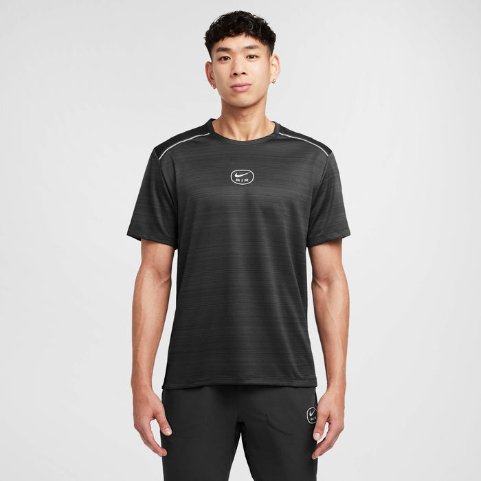 T-shirt Nike Running Air  - Gris/Orange