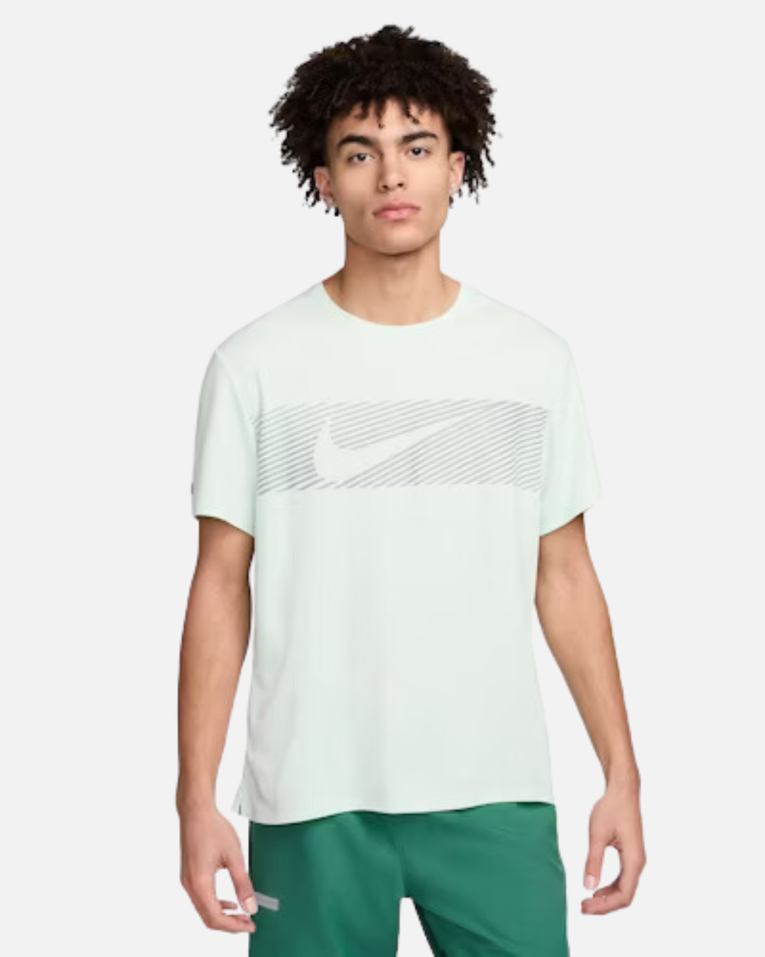 T-shirt Nike Running Challenger Flash - Vert pâle