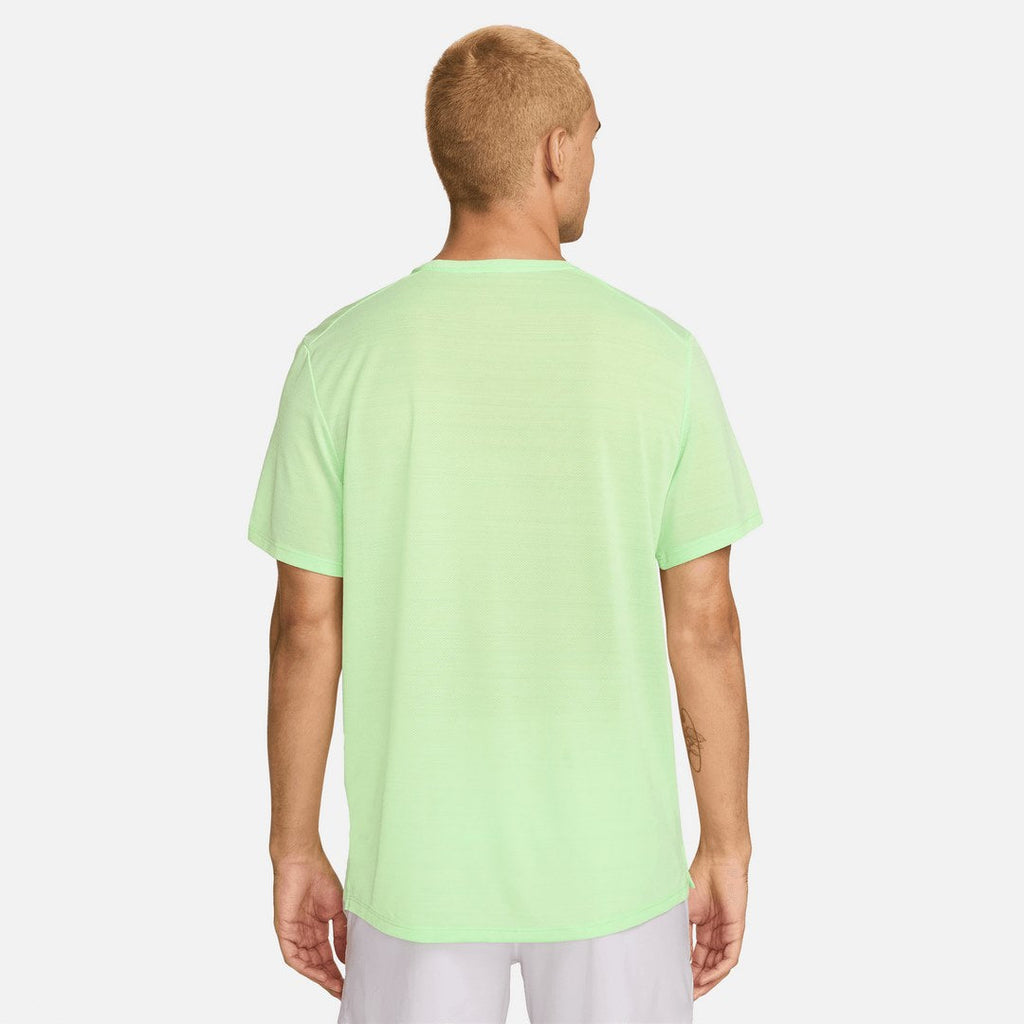 T-Shirt Nike Running Dri-FIT  Miler - Vert-fluo