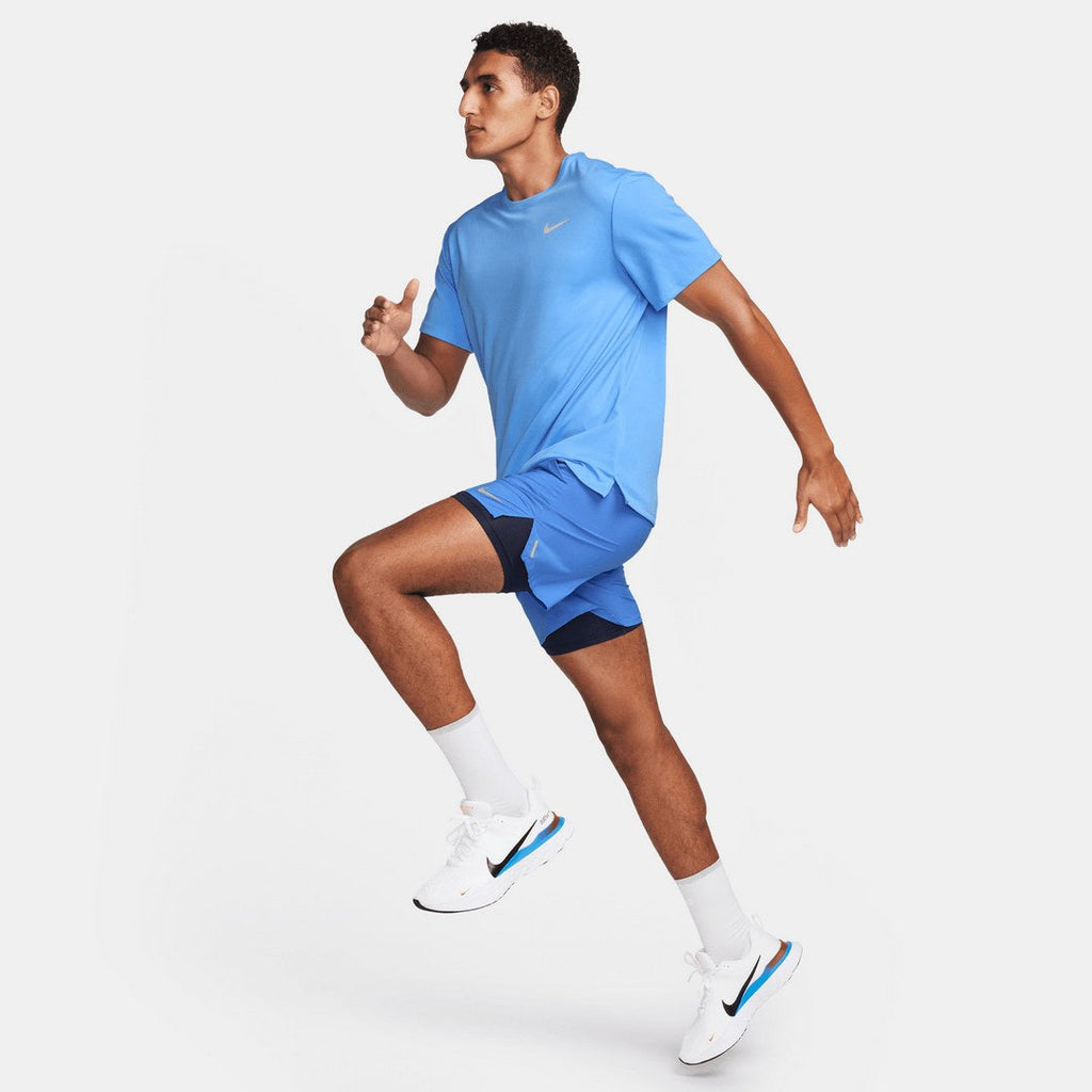 T-shirt Nike Running Miler - Bleu