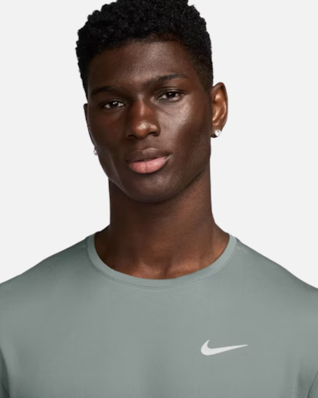 T-shirt Nike Running Miler DRI-FIT - Vert