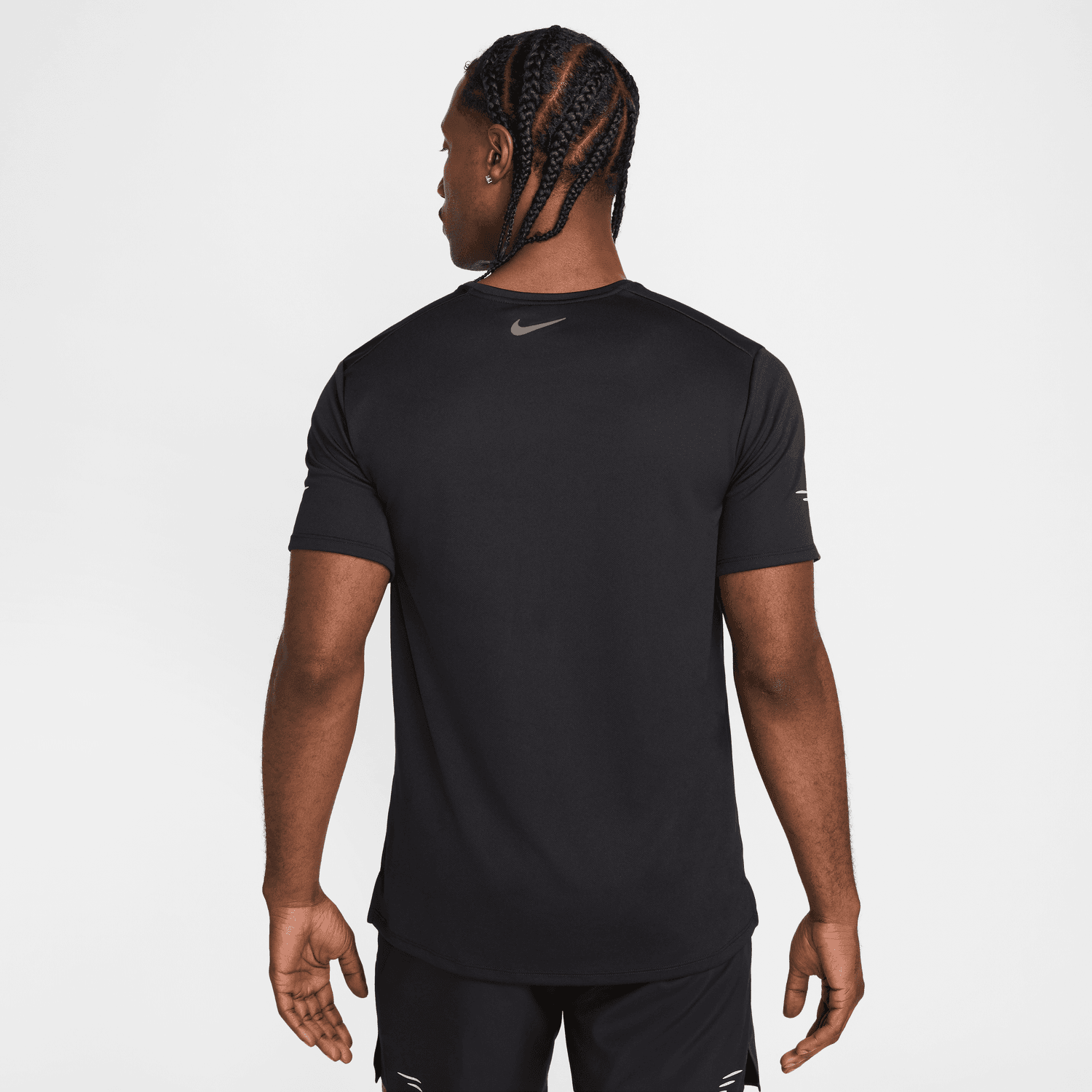 T-shirt Nike Running Miler 2 - Noir/Blanc