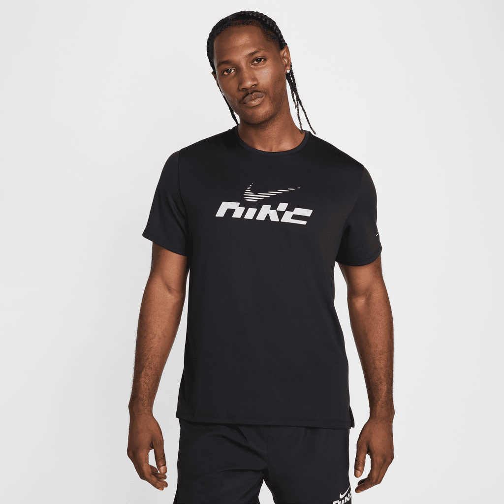 T-shirt Nike Running Miler 2 - Noir/Blanc