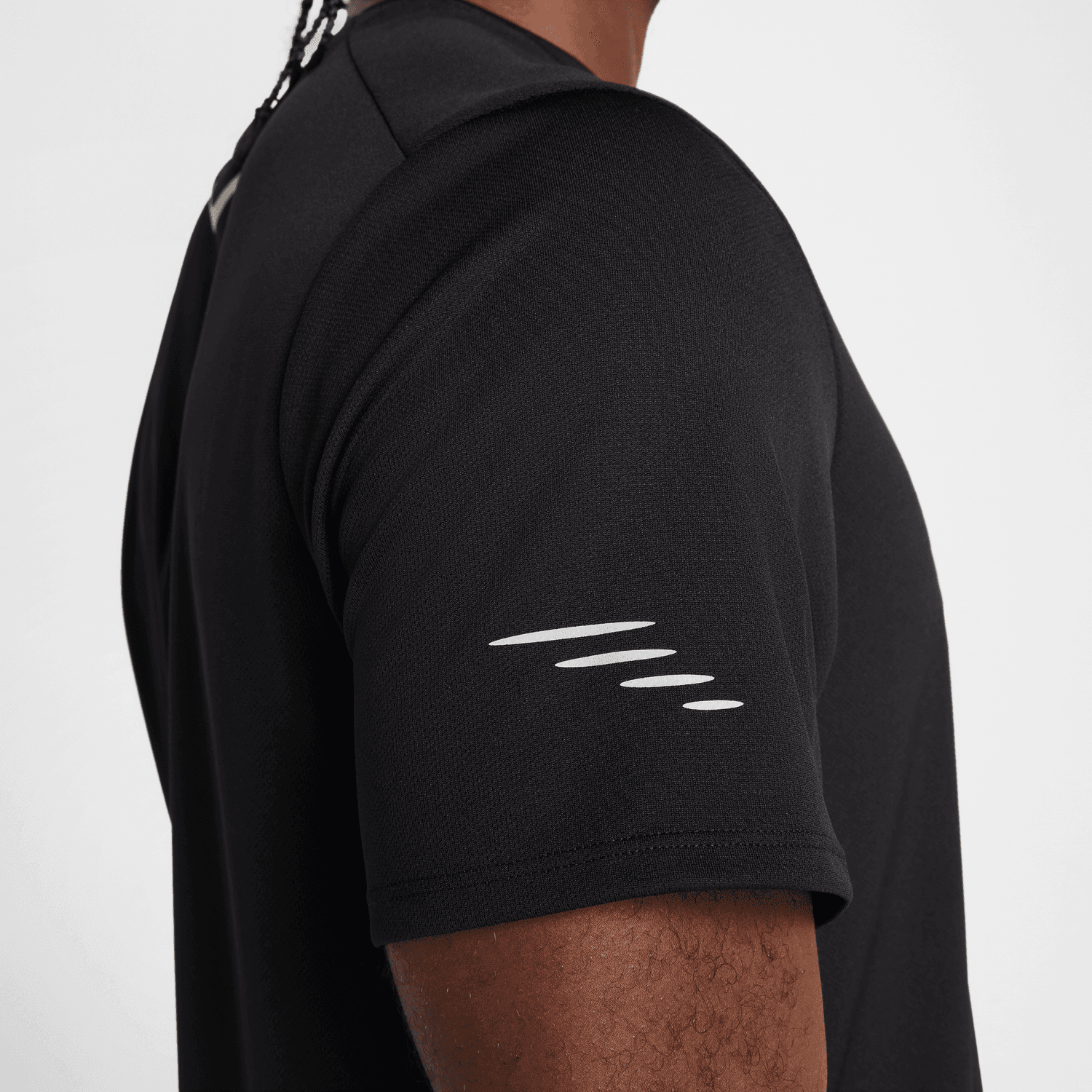 T-shirt Nike Running Miler 2 - Noir/Blanc