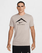 T-shirt Nike Running Trail - Beige/Noir