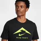 T-shirt Nike Running Trail - Noir/Jaune