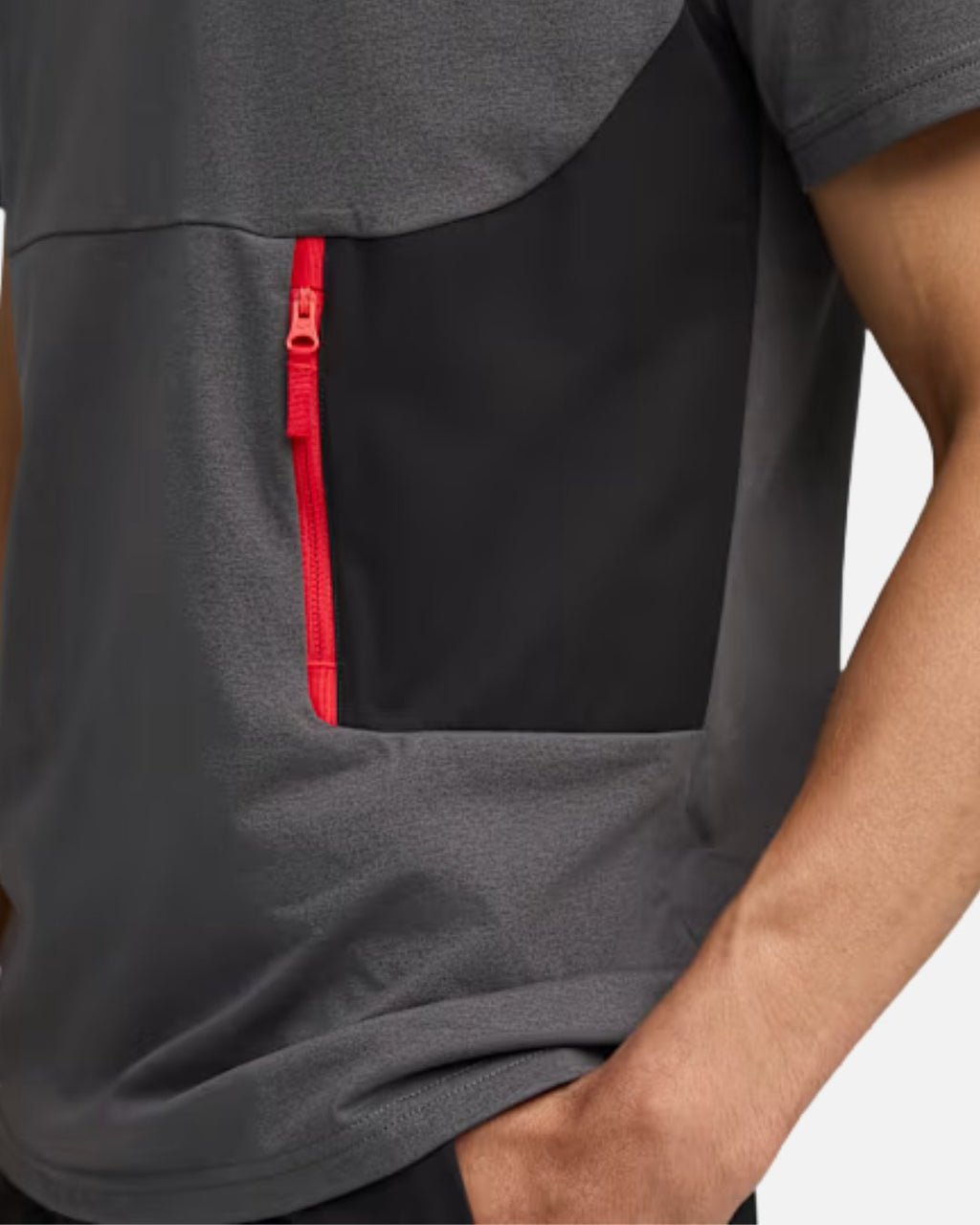 T-shirt AC Milan avec poche 2025/2026 - Gris