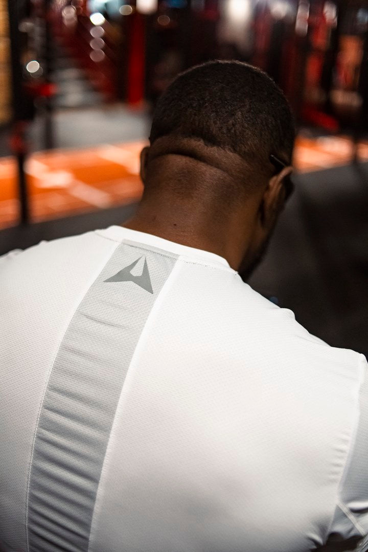 T-shirt Scampia First - Blanc/Gris