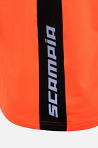 T-shirt Scampia First - Orange/Noir