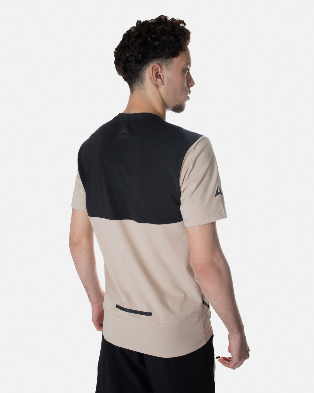 T-shirt Scampia Scalare - Beige/Noir